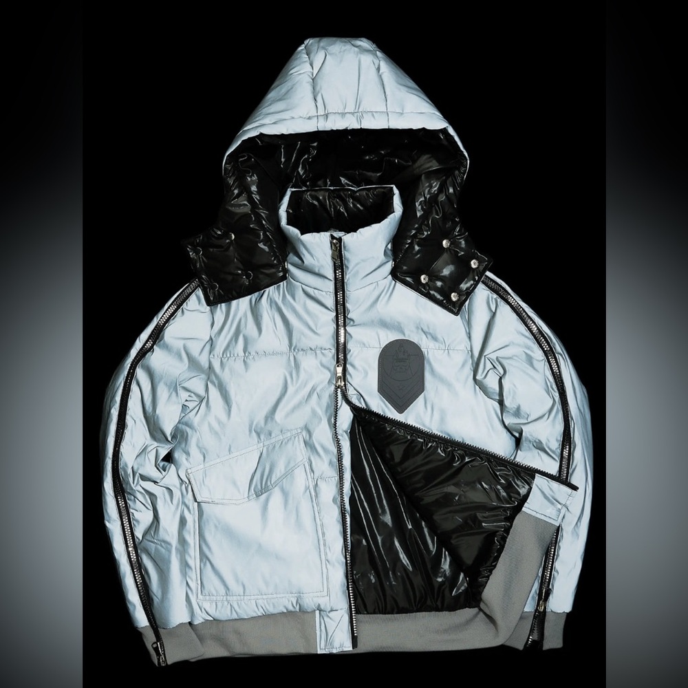 Chin Reflective Puffer Jacket